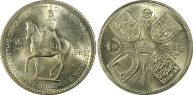 1953 Crown S-4136 Coronation MS64