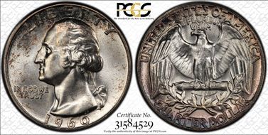 1960 25C Type B Reverse, FS-901 MS65