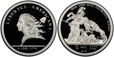 2004 AR Medal Libertas Americana Restrike PR69DCAM