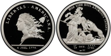 2004 AR Medal Libertas Americana Restrike PR69DCAM