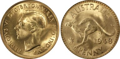 1948 (m) 1D KM-36 MS65RD