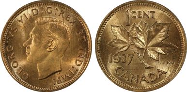 1937 1C Matte SP64RD