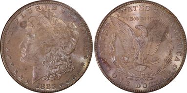 1883-S $1 MS64