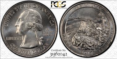 2014-P 25C Shenandoah NP MS67