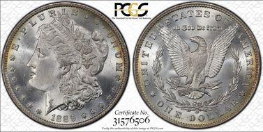 1889-O $1 MS65+