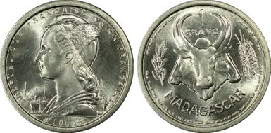 1958 1 Fr Lec-99 MS67