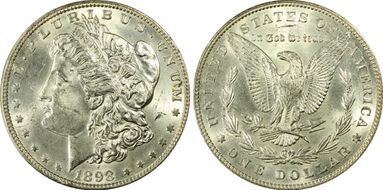 1898 $1 MS62