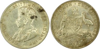 1917-M Florin KM-27  Ag N1