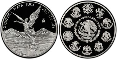 2013-Mo 2 Onza Libertad Ag PR69DCAM
