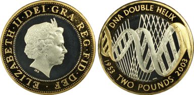 2003 £2 S-K16 DNA Discovery Ag PR67DCAM
