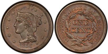 1856 1C N-14 MS62BN