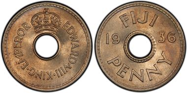1936 1D Edward VIII MS65