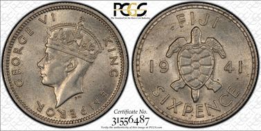 1941 6D AU58