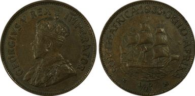 1933 1/2D AU58BN