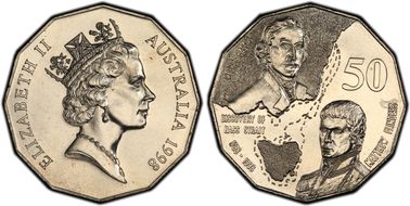 1998 50C Bass Strait MS66