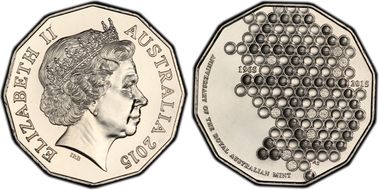 2015 50C RAM 50th Anniversary MS67