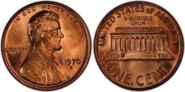 1970-S 1C Large Date MS67RD