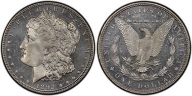 1892 $1 MS65DMPL