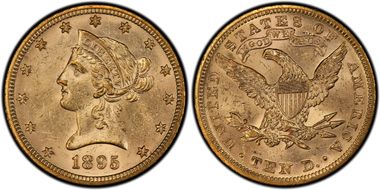 1895 $10 MS61