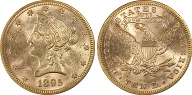 1895 $10 MS61