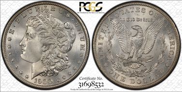 1900-S $1 MS66