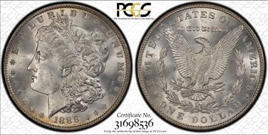 1888 $1 MS66