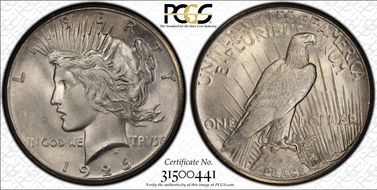 1926 $1 MS66