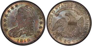 1819 50C Overton 107 MS66