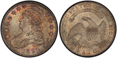 1821 50C O-107 MS66+