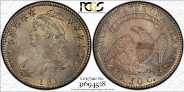 1818 50C O-104a MS67