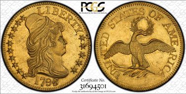 1796/5 $5 BD-1 MS62+