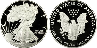 2015-W $1 Silver Eagle PR69DCAM