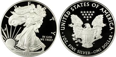 2015-W $1 Silver Eagle PR69DCAM