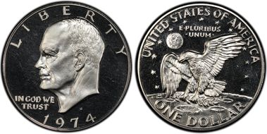 1974-S $1 Clad PR67CAM