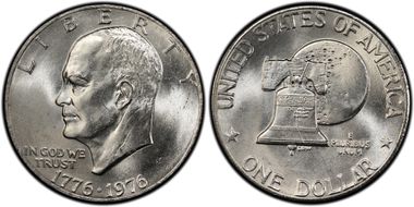 1976 $1 Type 2 MS66