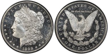 1898-O $1 MS64DMPL