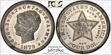 1879 $4 J-1641 PR63