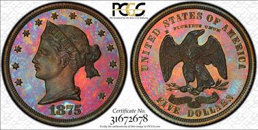 1875 $5 J-1439 PR67RB