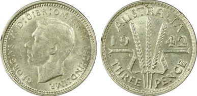 1942(m) 3D AU58