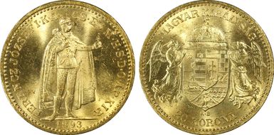 1893-KB 20 Kor MS63