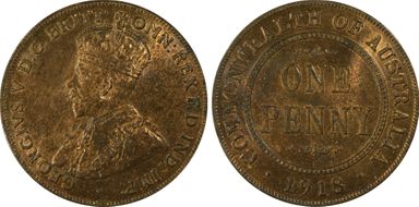 1918-I (c) 1D MS64RB