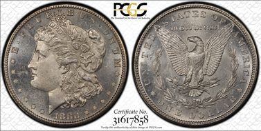 1880-S $1 MS64