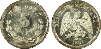 1881-Mo M 5C MS66