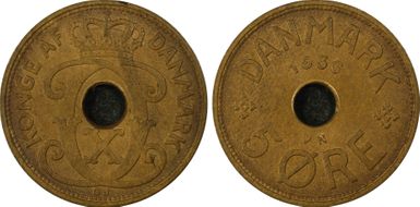 1936 N GJ 5 Øre MS63BN