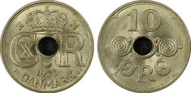 1931 N GJ 10 Øre MS64