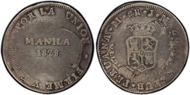 1828 8 R KM-24 C/S on Peru 8R VF30