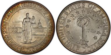 1936 50C Columbia MS67+