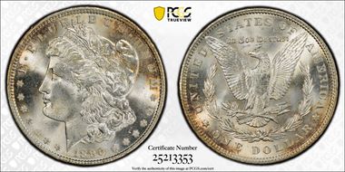 1890 $1 MS65