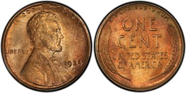 1924-D 1C MS65+ RD