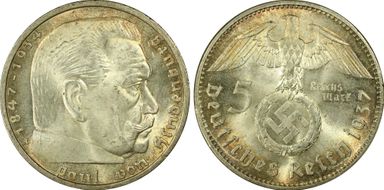 1937-A 5 Mk J-367 MS65